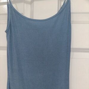 Small blue soft lounge Skims slip dress